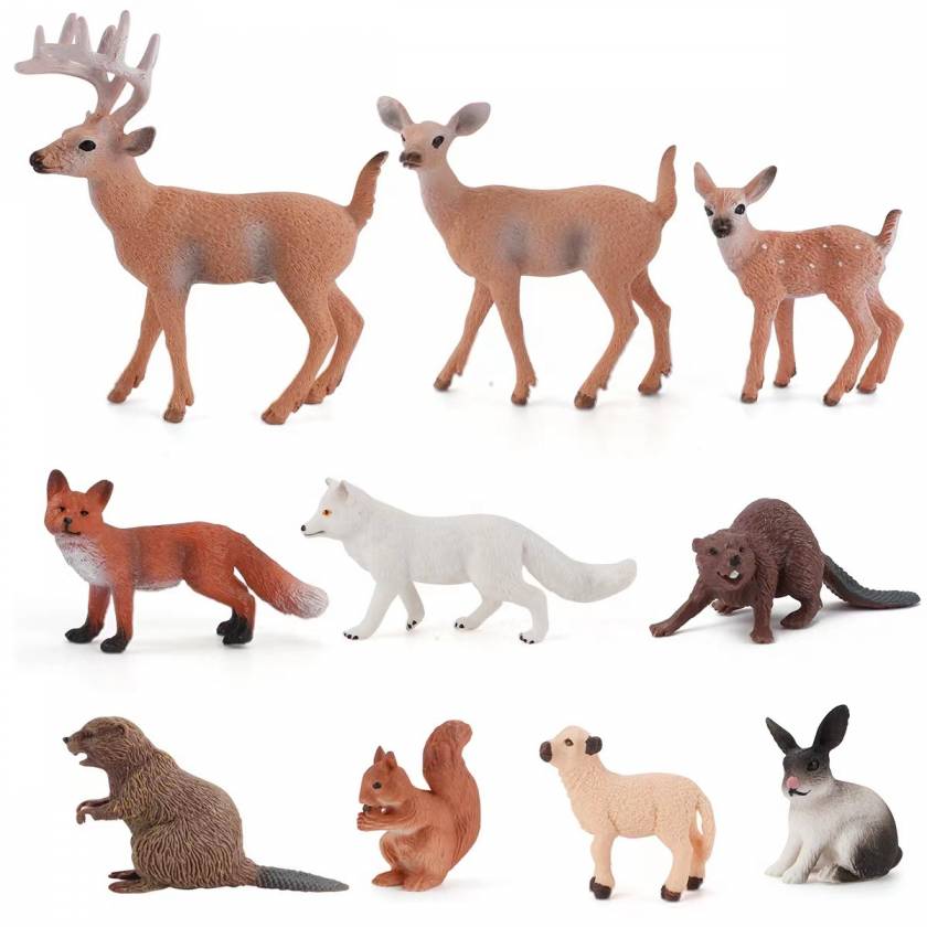 Yl-f014 Mini Plastic Animal Figure Toy,Children Figure Toy,Pvc Animal Toy